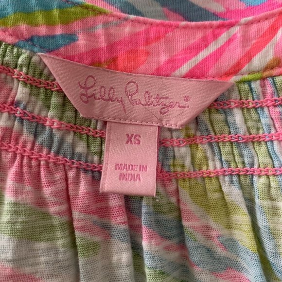 Lilly Pulitzer Essie Top Pink Pout Shellabrate XS Excellent Condition RARE HTF - Picture 10 of 15